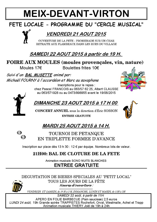 FETE 15 - AFFICHE Page 1