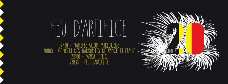 Le 21 juillet 2026 en province de Hainaut : feux d’artifice, bals et fêtes nationales
