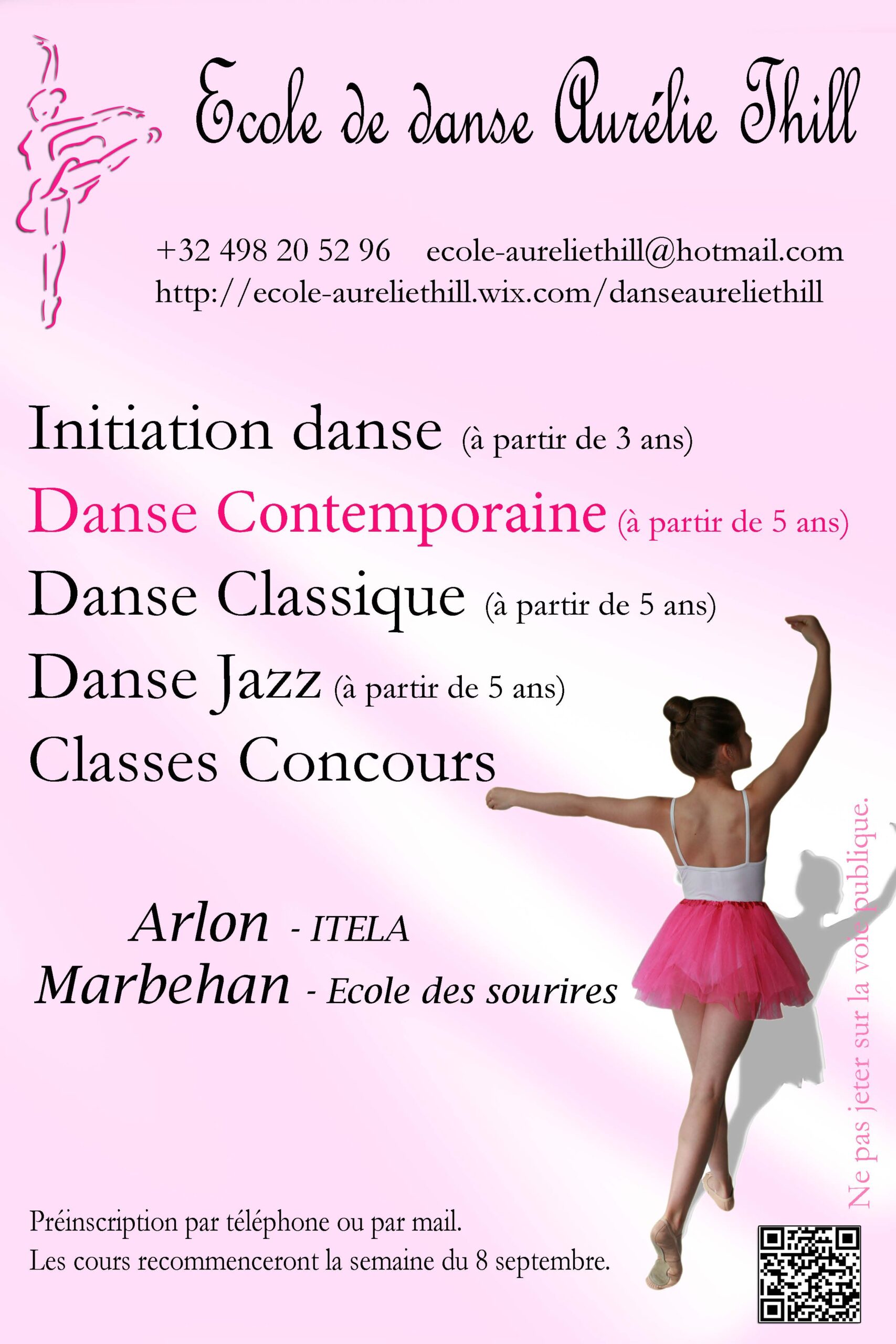 Ecoles de Danse Arlon cours 2015