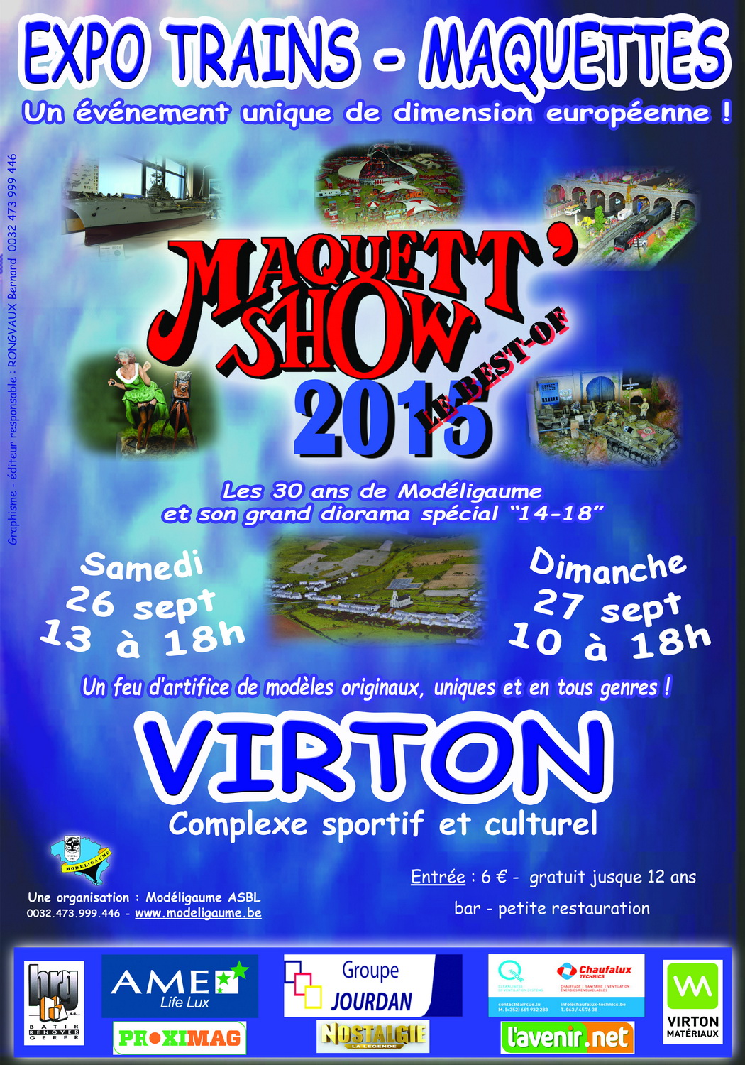 Exposition maquettes à Virton – gagnez vos entrées