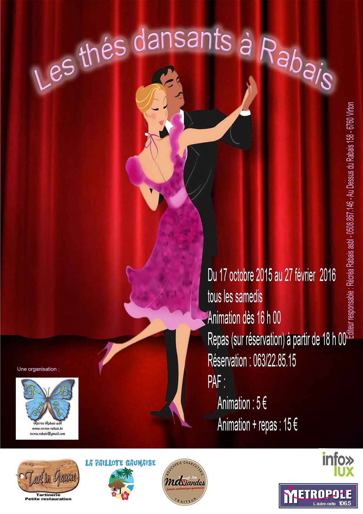 Thés dansants à Rabais