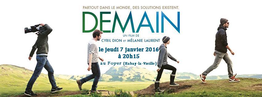 Demain » de Mélanie Laurent et Cyril Dion  au ciné Ciné Patria Virton