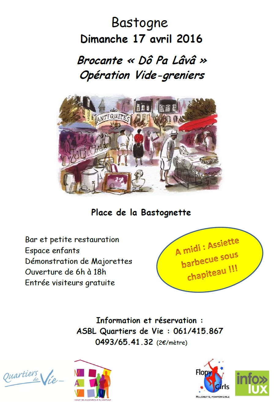 Brocante à Bastogne
