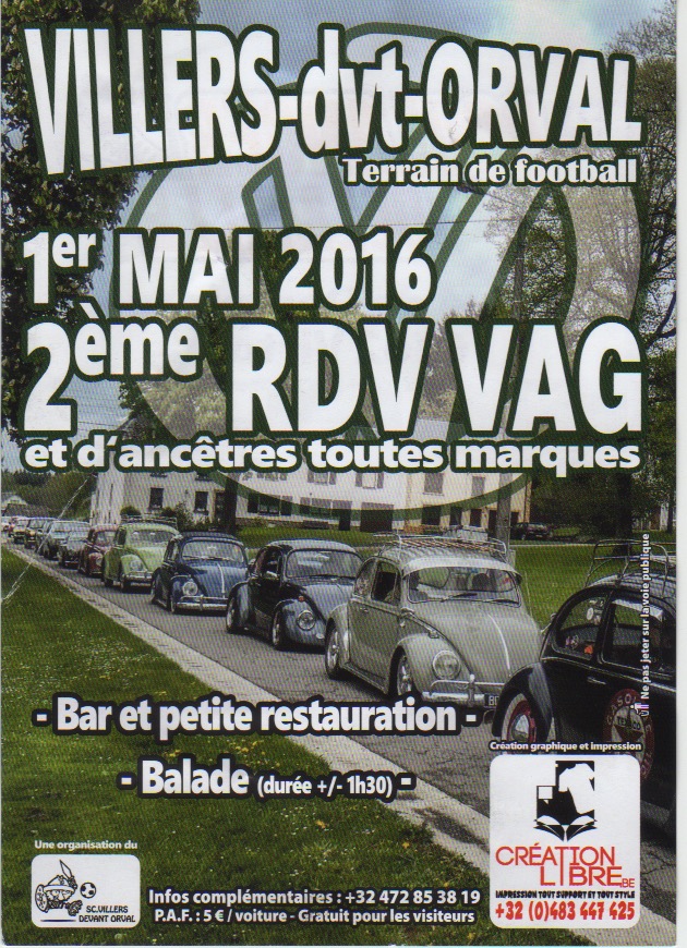 Rassemblement  de voitures à Villers-devant-Orval
