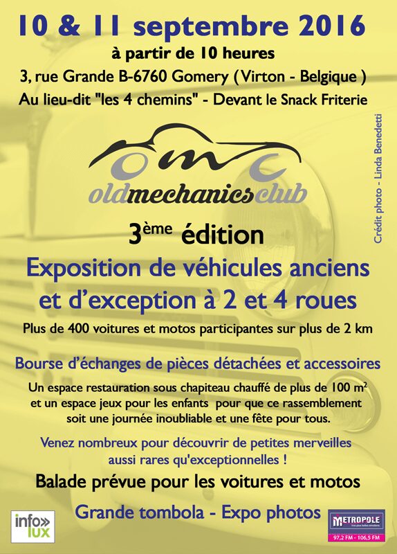 Exposition de véhicules anciens à Gomery (Virton)