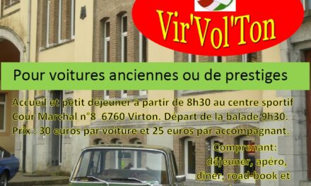 Balade pour voitures anciennes à Virton