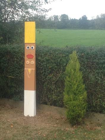 artiste focant marche