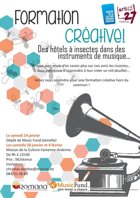 Marche-en-Famenne : formation créative
