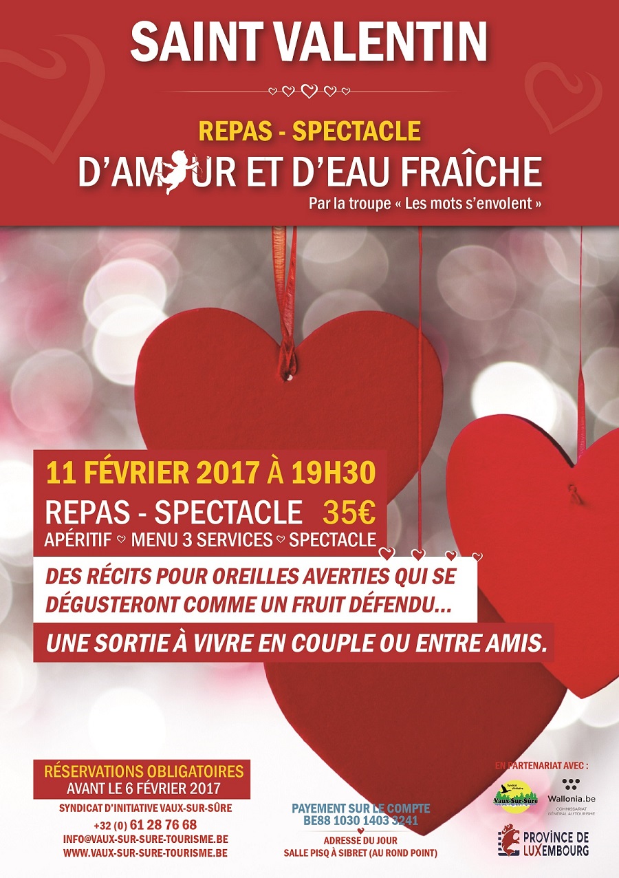 Spectacle de Saint Valentin à Vaux-sur-Sûre