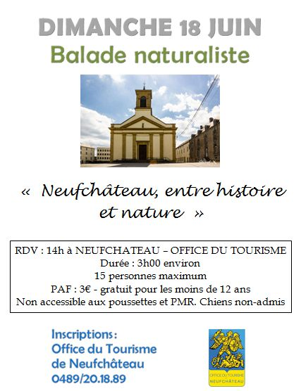 Balade naturaliste à Neufchâteau