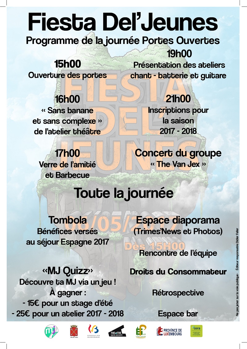 Flyers fiesta del jeunes verso