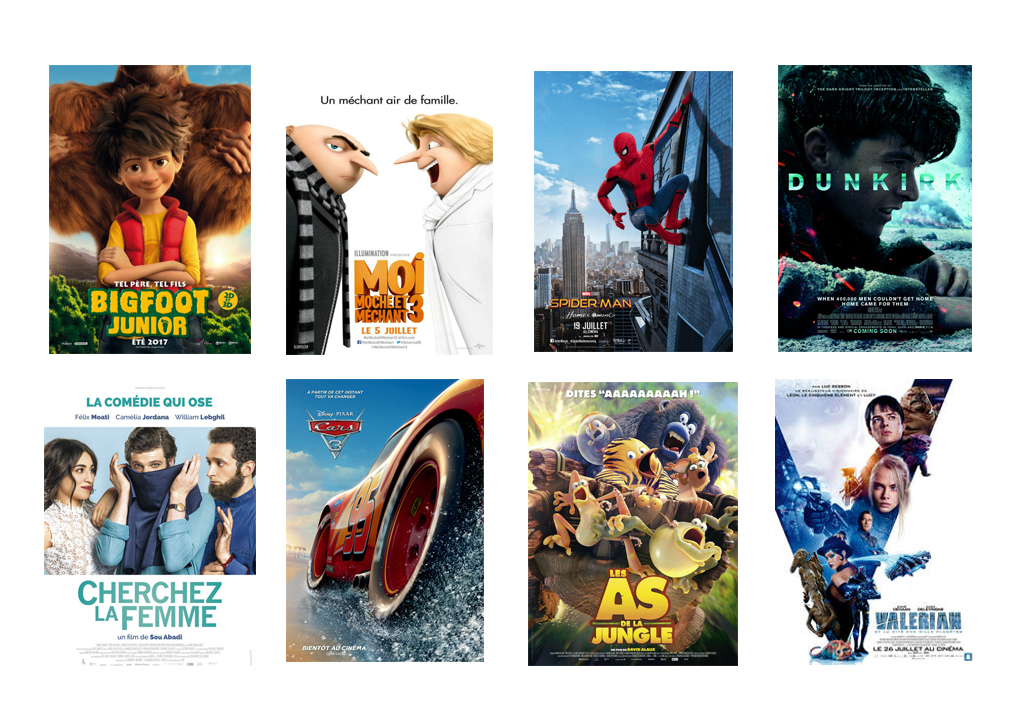 Programme Cinema Le foyer Habay du 2 au 10  Aout