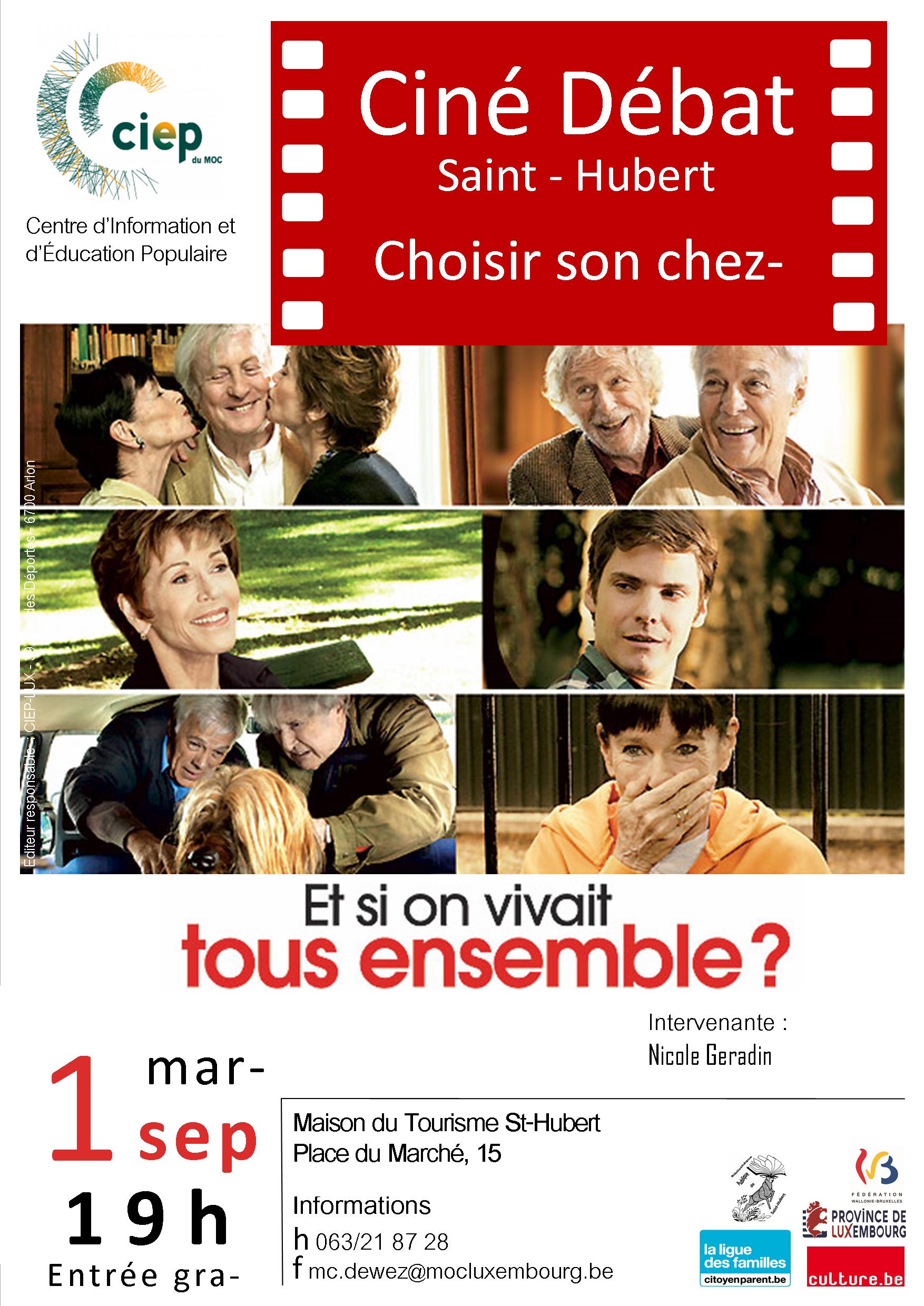 Ciné-débat  à St-Hubert