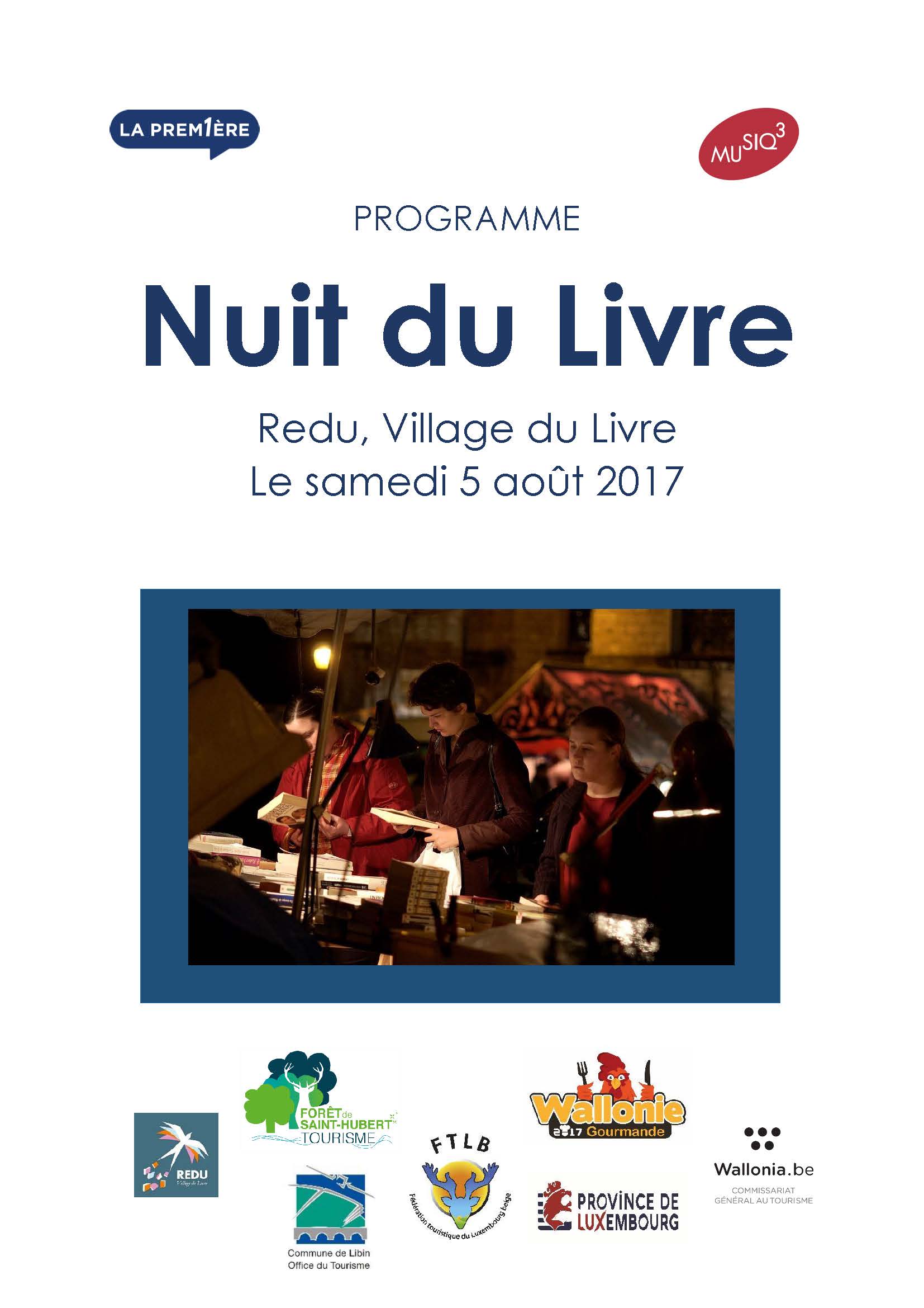 Nuit du Livre 2017 Programme complet A4 Page 1