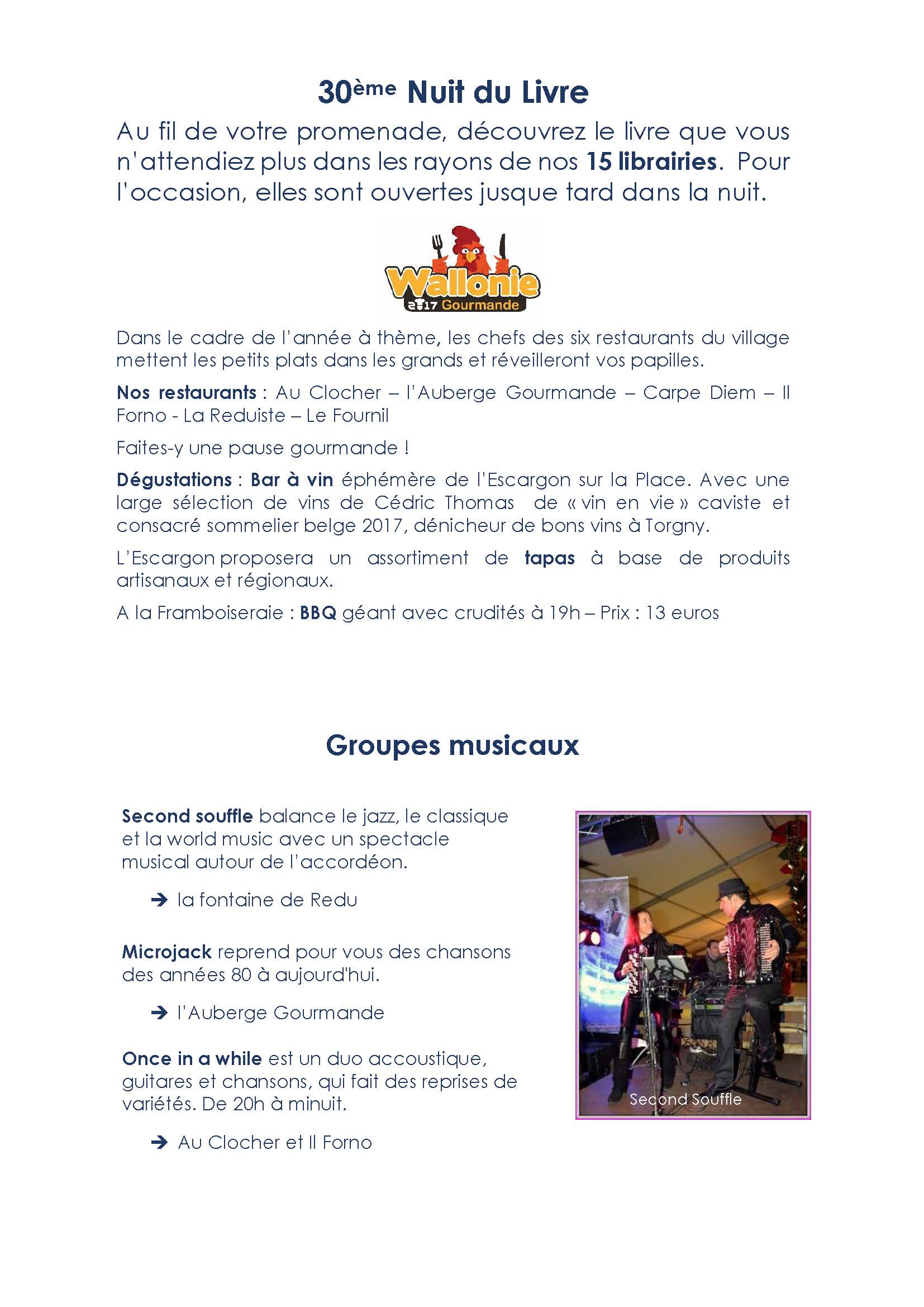 Nuit du Livre 2017 Programme complet A4 Page 2