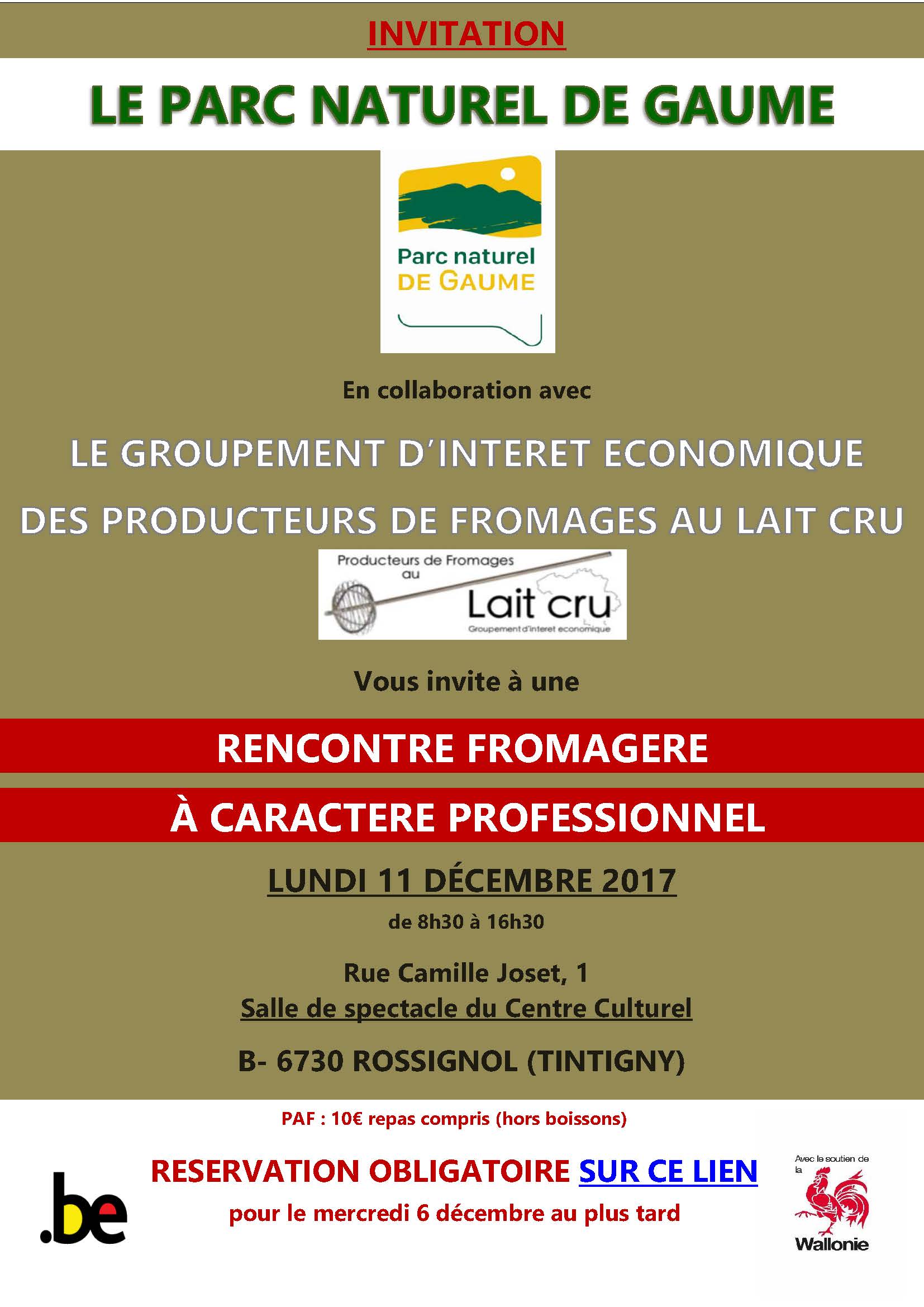 RENCONTRE FROMAGERE A CARACTERE PROFESSIONNEL EN GAUME