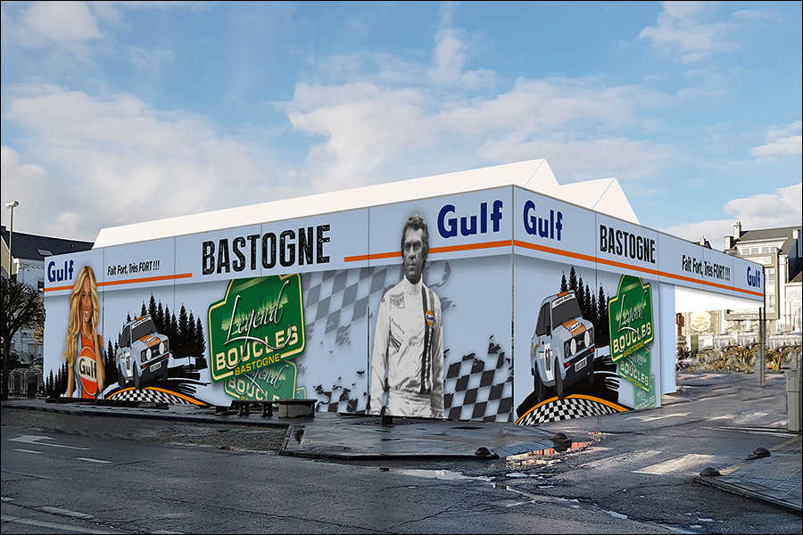 Une Place McAuliffe ‘vintage’ aux couleurs de Gulf !