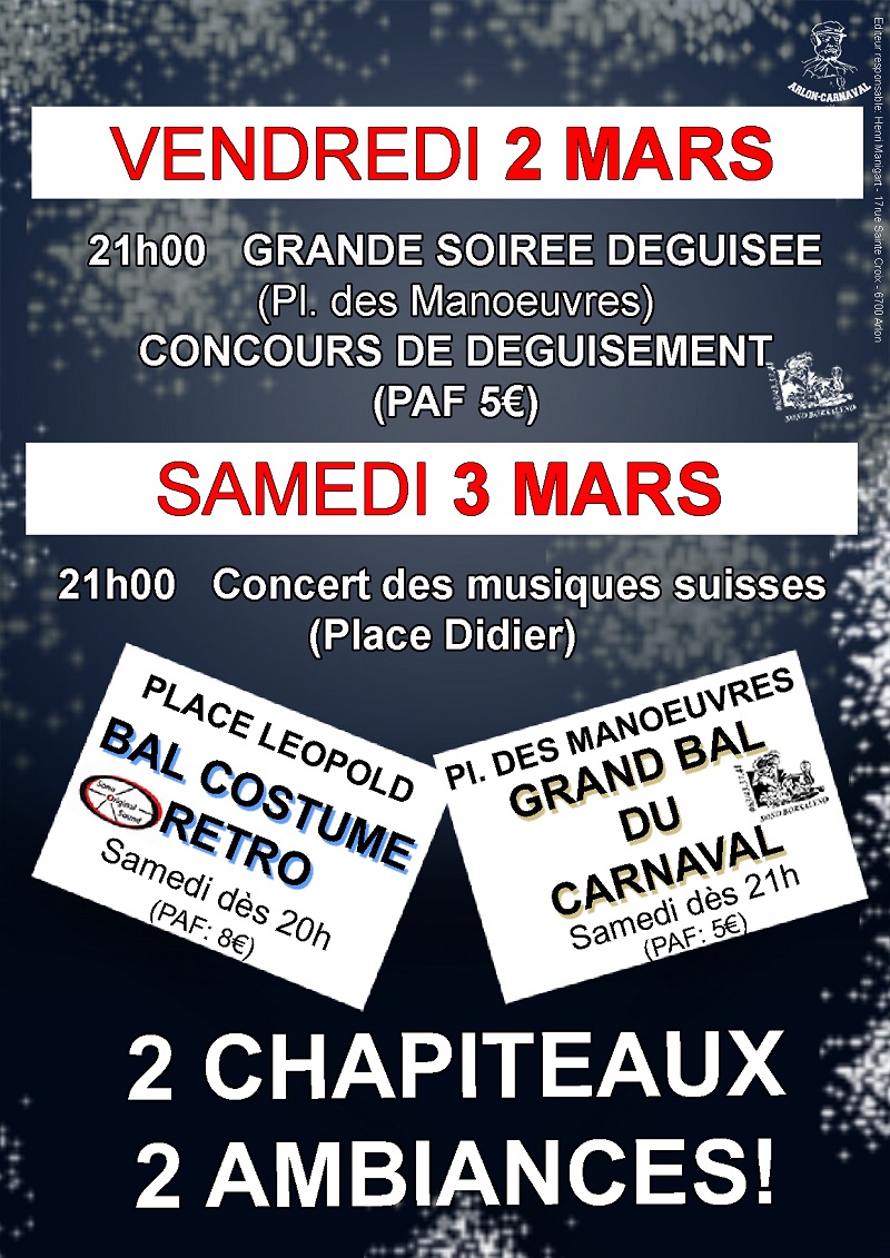 Bals Carnaval D'Arlon 2018