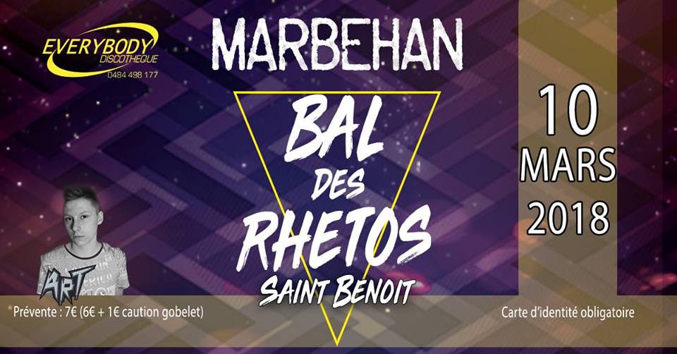 Bal Rhétos Saint-Benoit 2017-2018