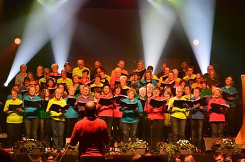 Choristes de la Chanterelle et du Bois Joli en Concert à Bastogne