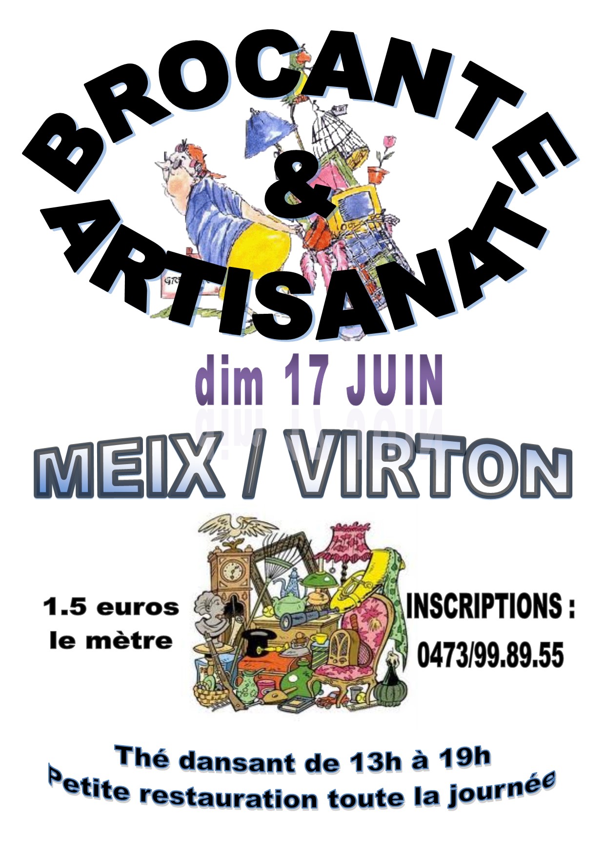 Brocantes Artisanat Meixe devant Virton