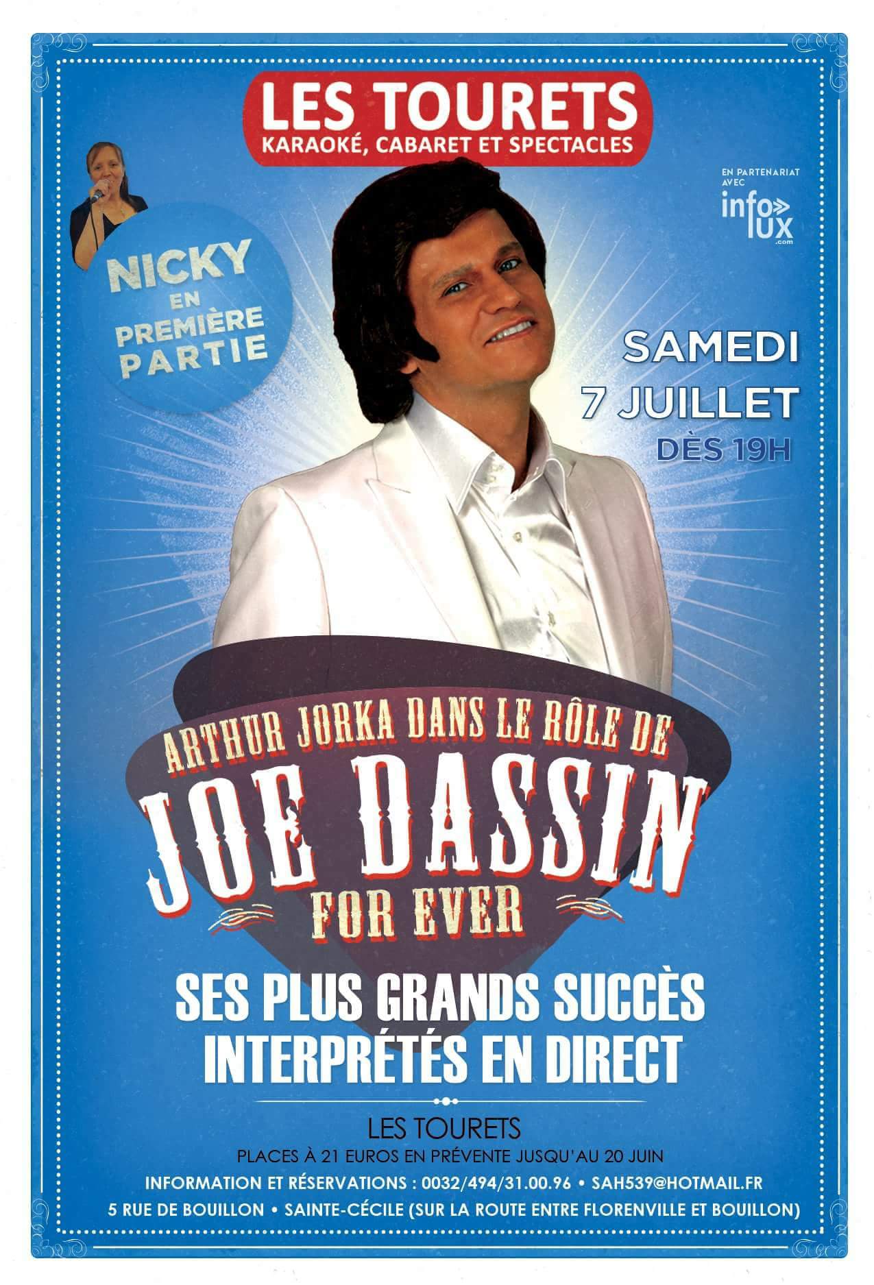 Aux Tourets : Joe Dassin à Florenville