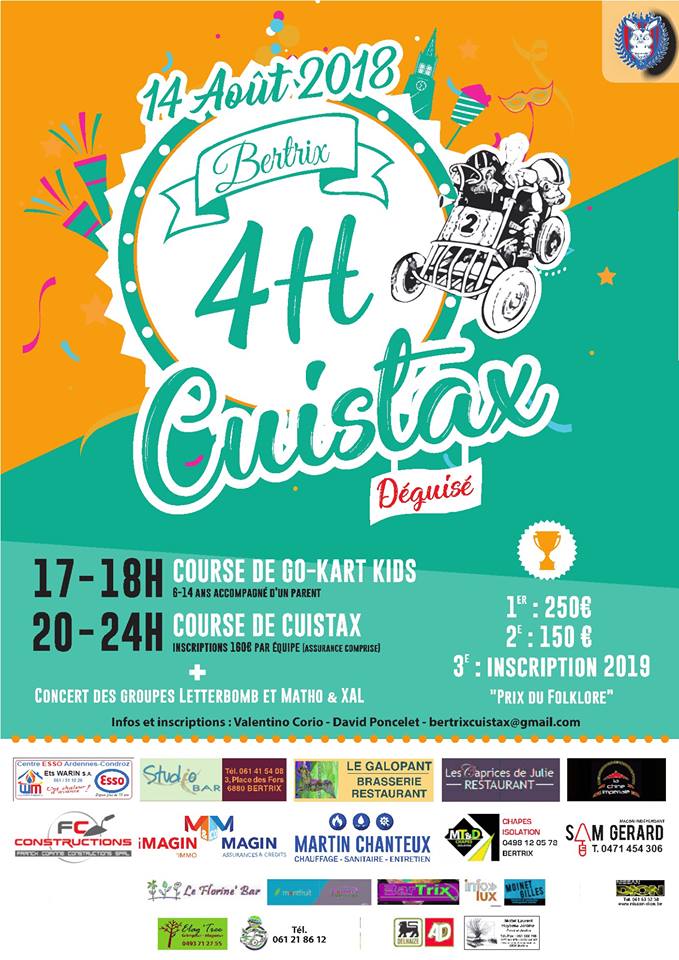 Cuistax Bertrix 2018