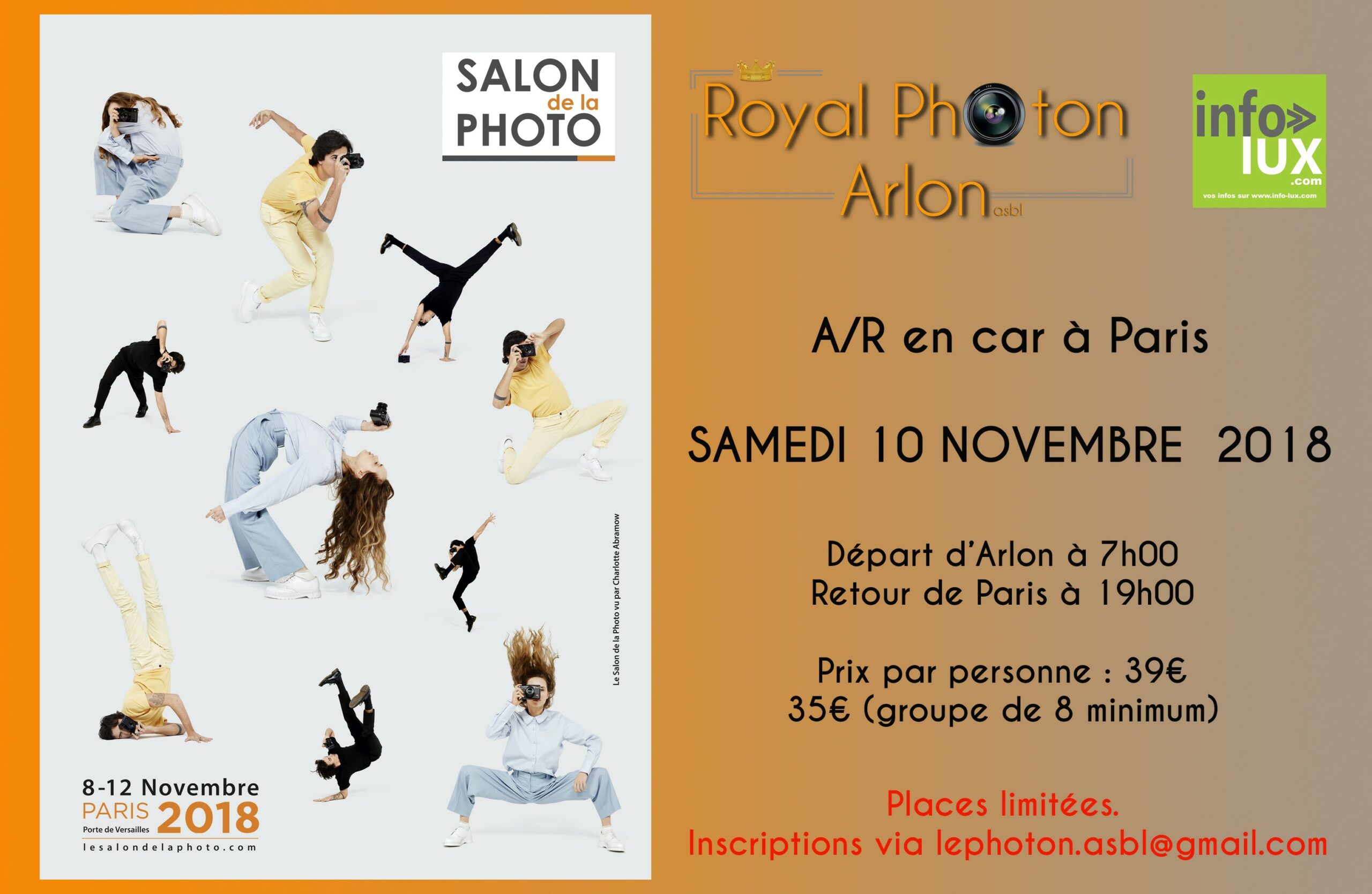 Voyage Organisé pour aller au Salon de la Photo