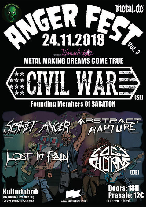 Festival Anger Fest à Esch/Alzette