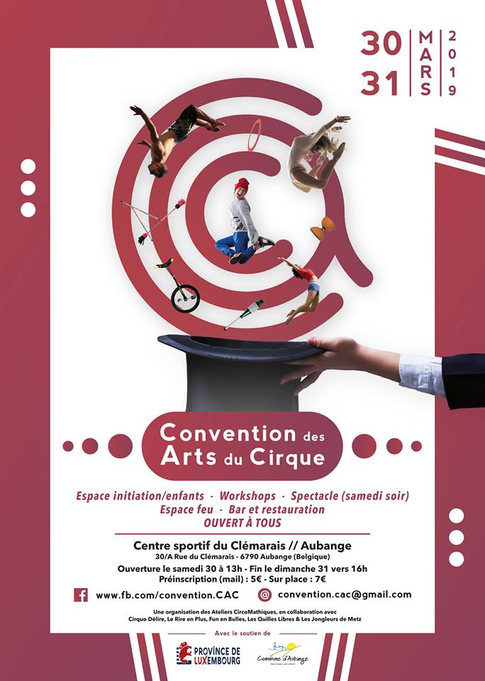 Convention des Arts du Cirque à Aubange 