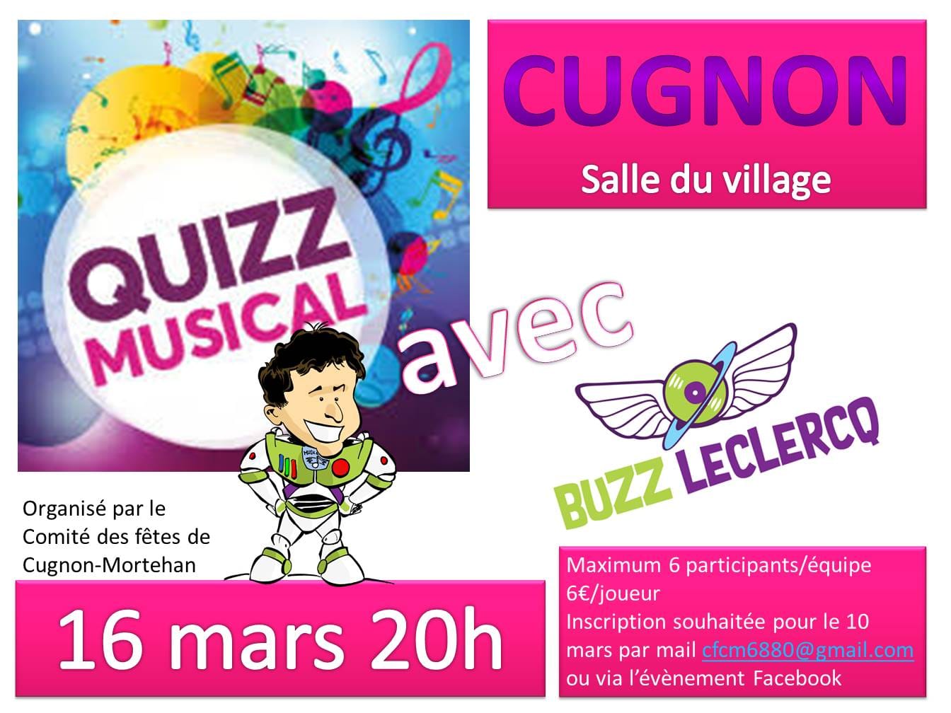 Quizz Musical Avec Buzz Leclercq
