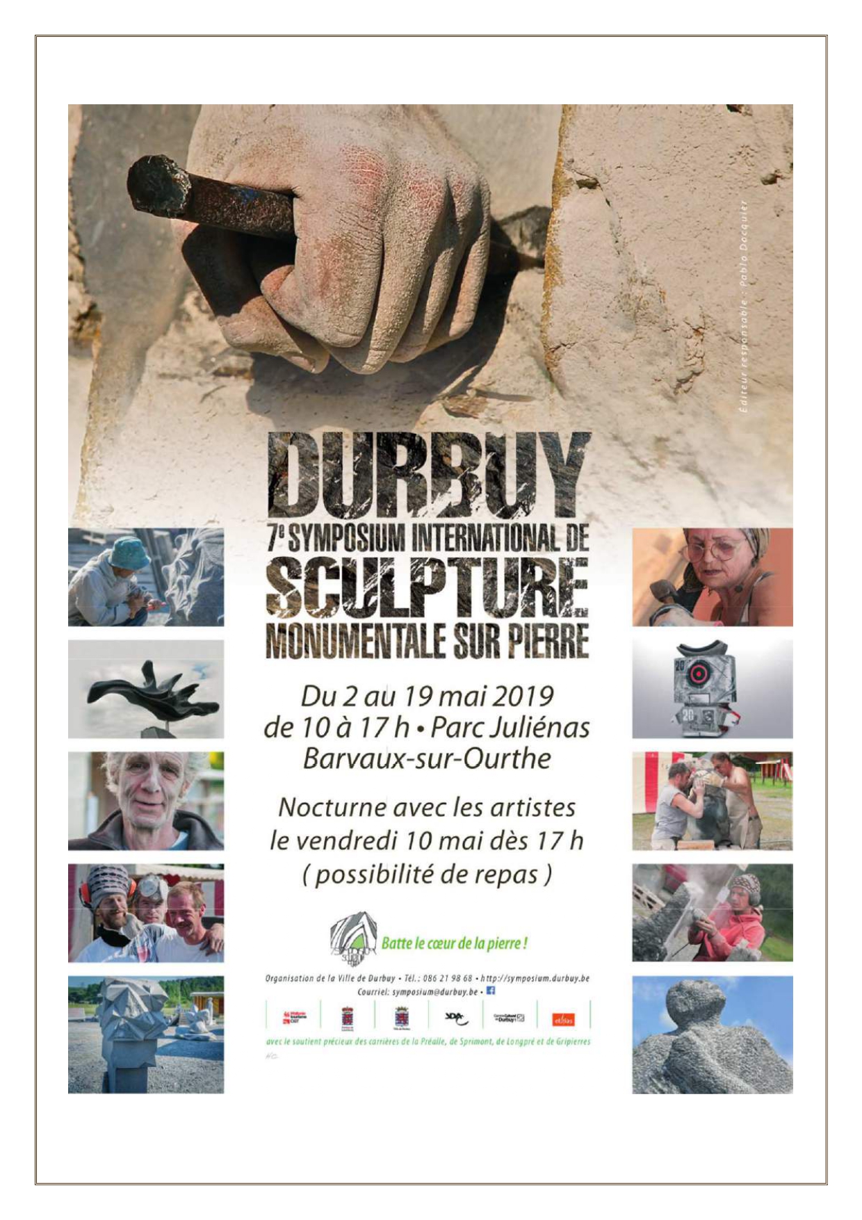 7ème symposium international de sculpture sur pierre de Durbuy