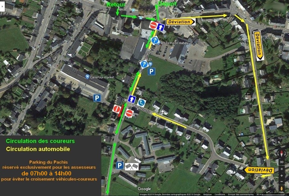 Route Barrée à Habay : Allure Libre