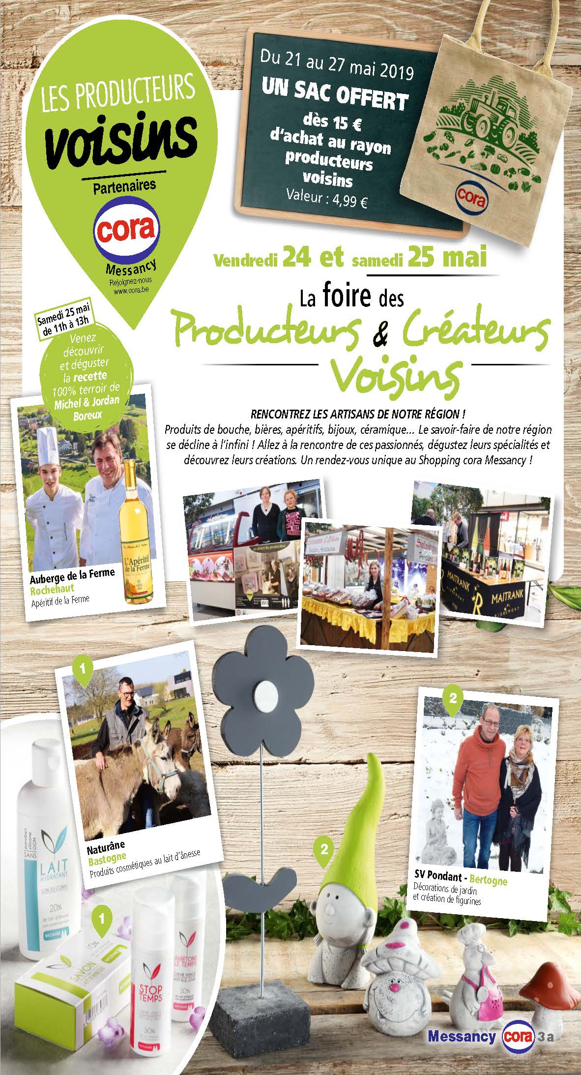 Foire des Producteurs et Artisans au Cora à Messancy