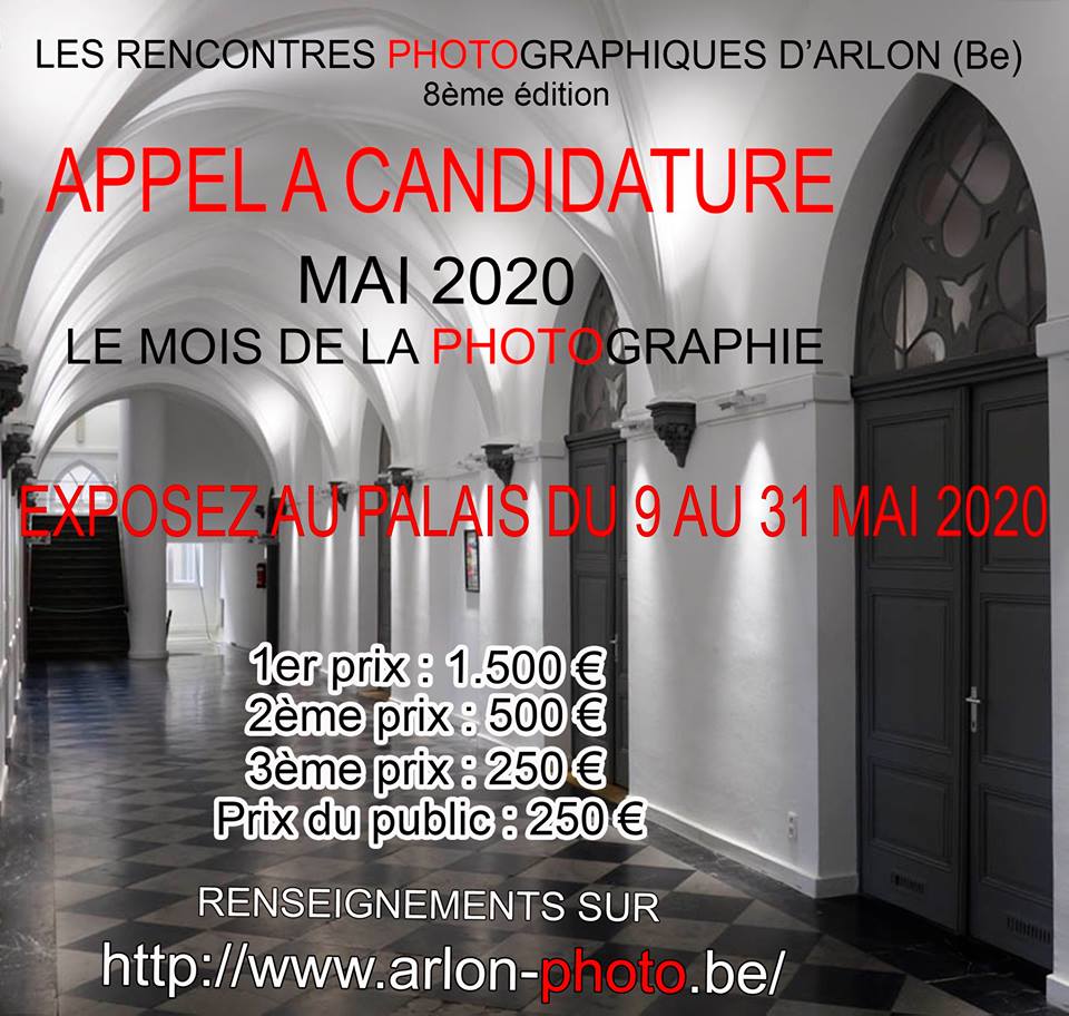 Voulez vous exposer vos photos aux  Rencontres Photographiques d’Arlon ?