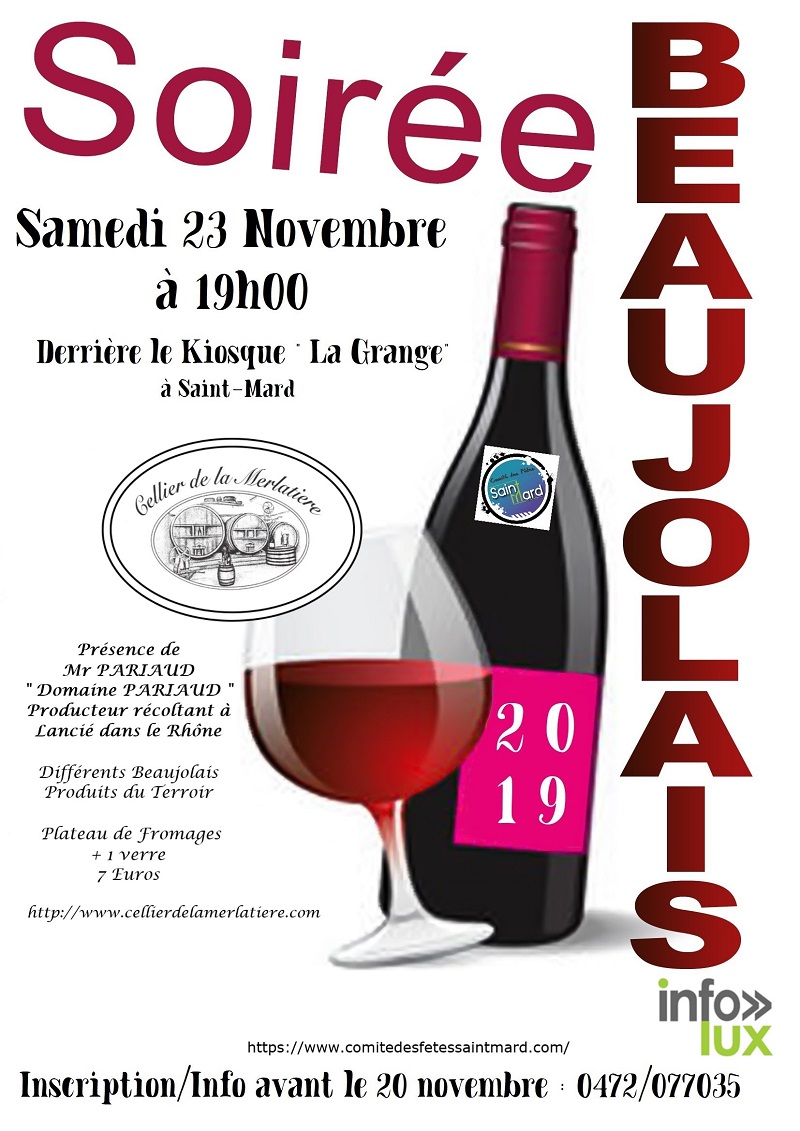 Soirée Beaujolais à Saint Mard – Virton