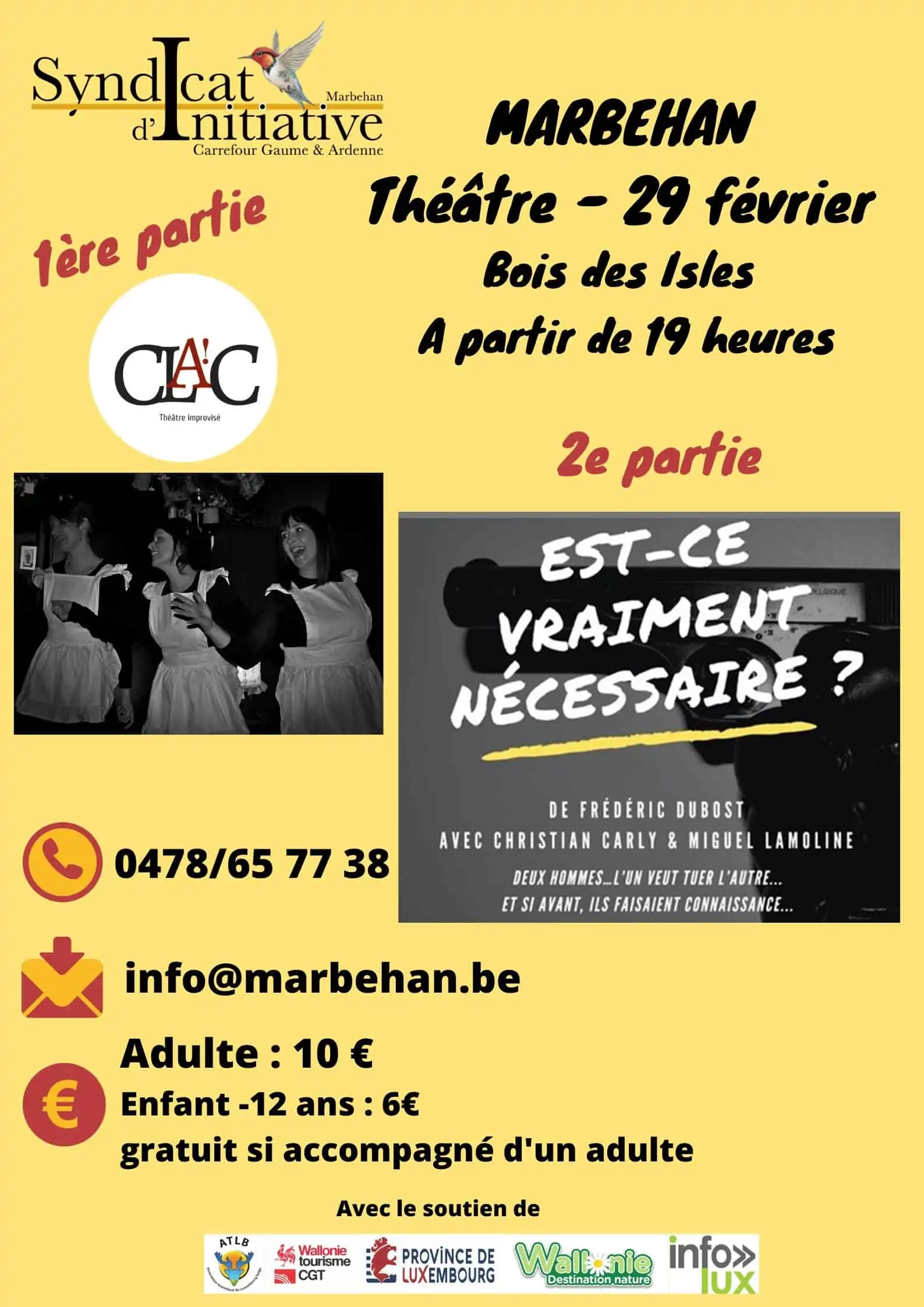 Clac Impro à Marbehan – Habay
