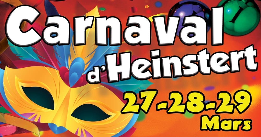 Programme du carnaval d’Heinstert 2020