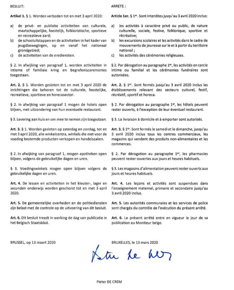 information sur le Covid-19 en province de Luxembourg 