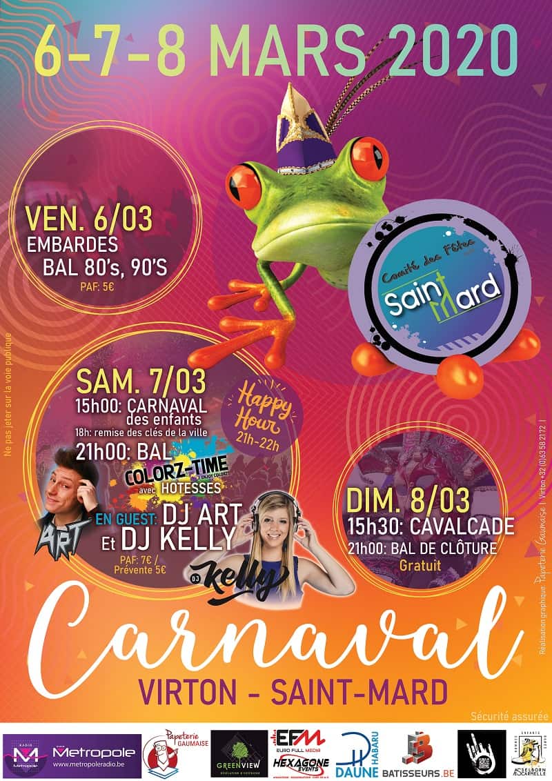 Programme du carnaval de virton 2020