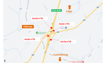 Fermeture pendant 4 jours des sorties sur la E25/A26