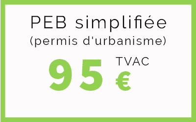 tarif PEB simplifiée