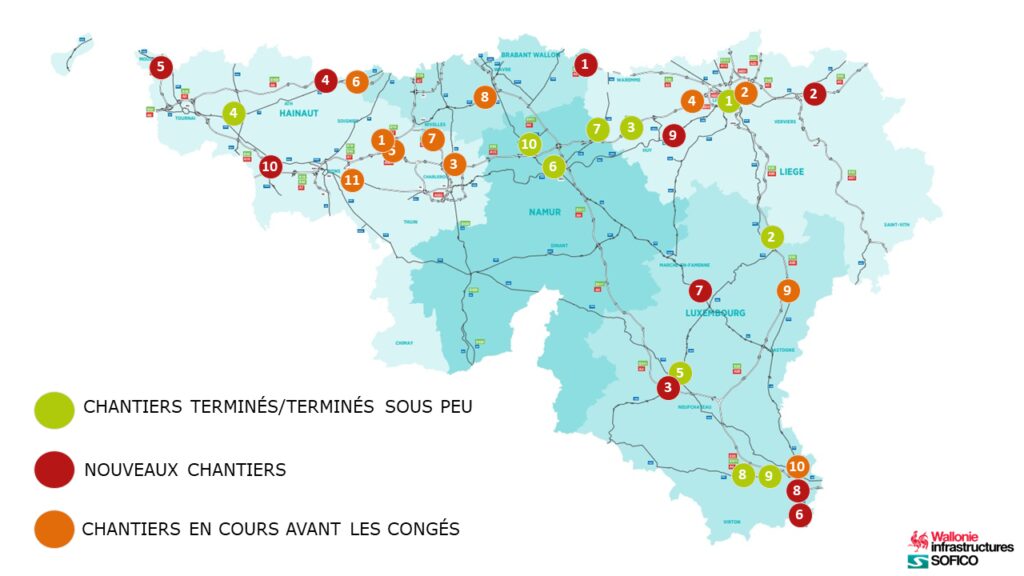 Travaux > Les chantiers de la rentrée