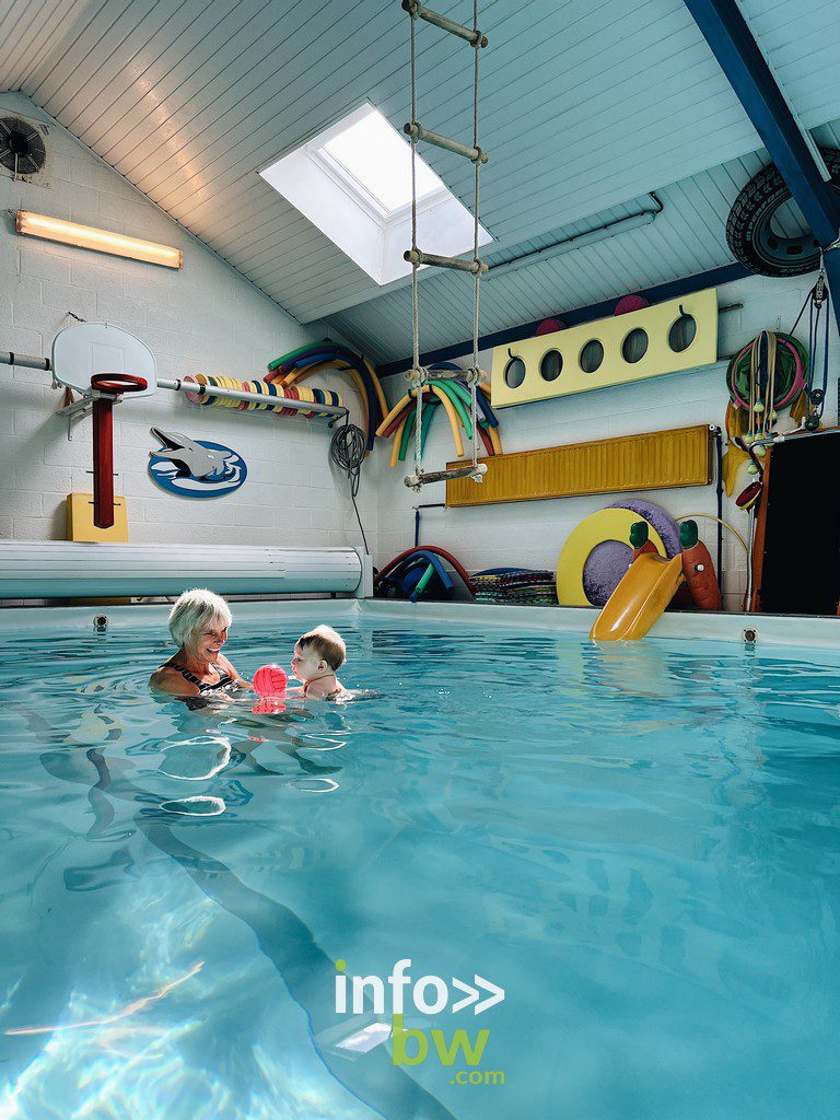 A Wavre, cours de natation enfants, adultes, privés ou collectifs, séances bébés-nageurs, séances de kiné, aquagym, prénatale, nage libre, …