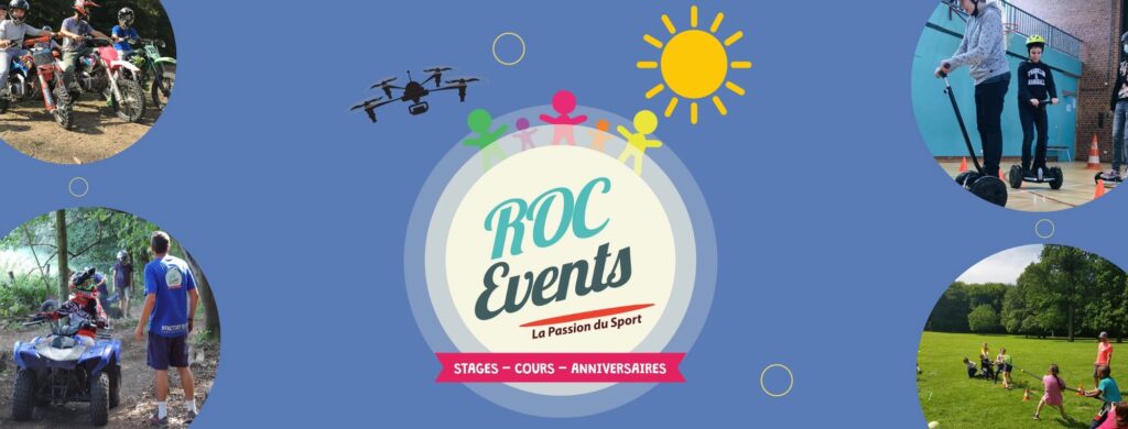 Roc Events asbl s'installe à Charleroi - Gosselies.  Elle propose des stages vacances, des anniversaires funs pour enfants et ados et anime vos événements publics et privés.