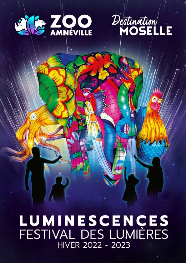 Festival de lumières au zoo d'Amnéville