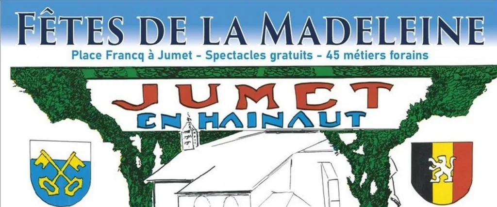 Jumet (Charleroi) accueillera les Fêtes de la Madeleine du 20 au 27 juillet 2023. Retrouvez le programme complet!