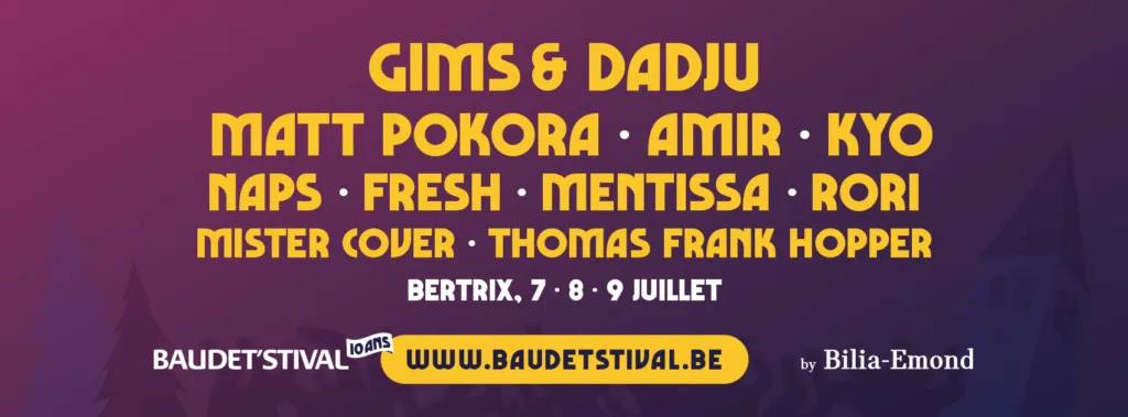 Festival > Baudet'estival 2023> Kyo , Gims & Dadju , Matt Pokora, Amir, Mentissa