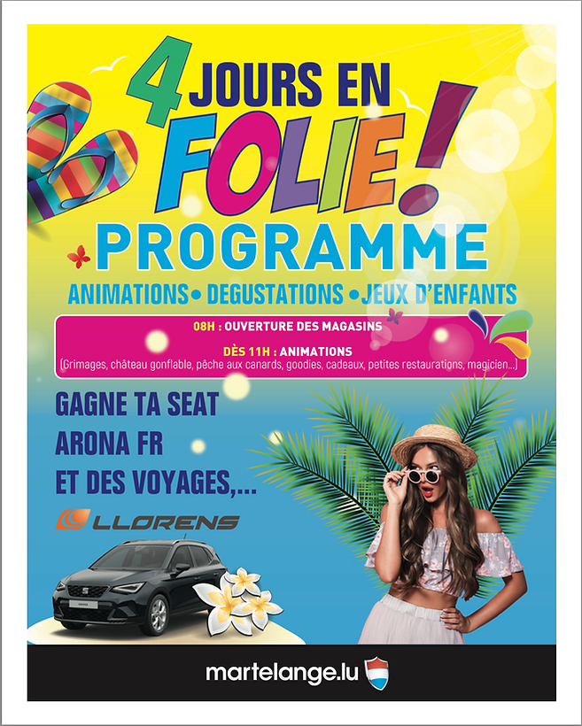 Martelange > Braderie > 4 Jours de Folie ! » Martelange