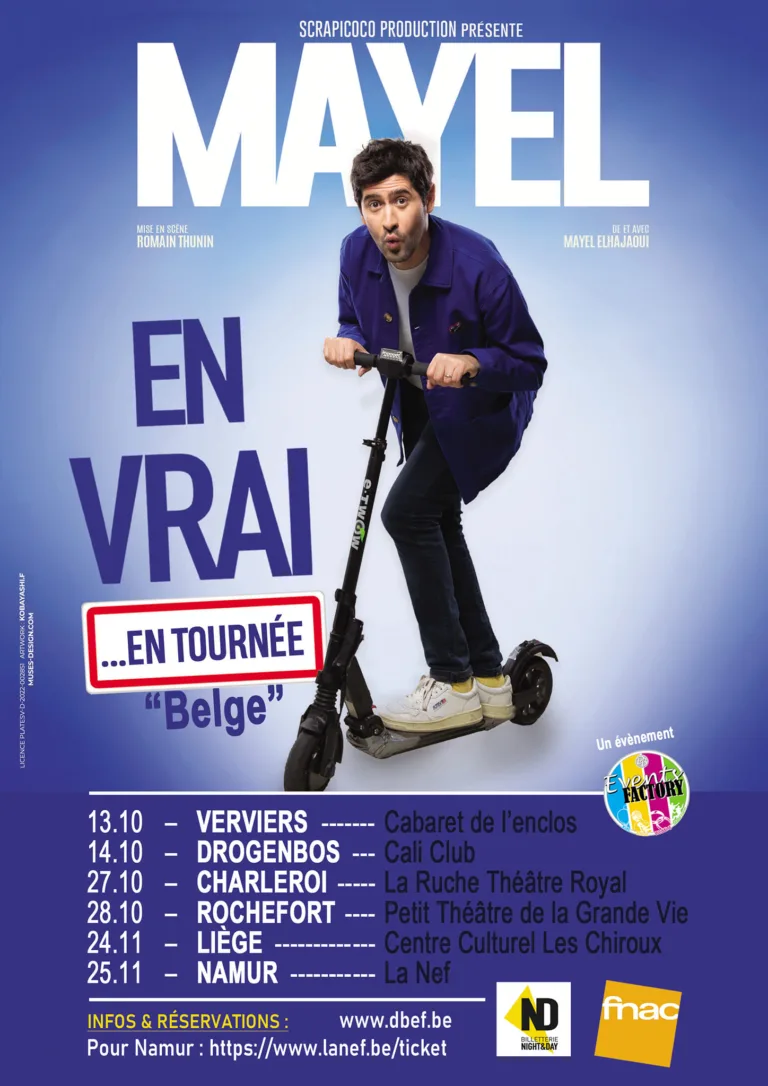 Mayel en vrai à La Nef à Namur